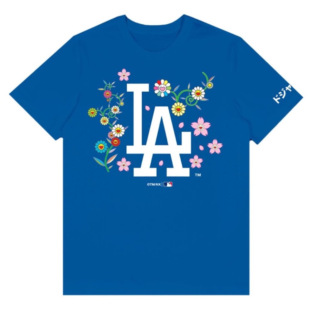 TAKASHI MURAKAMI
x LA Dodgers floral-print T-shirt